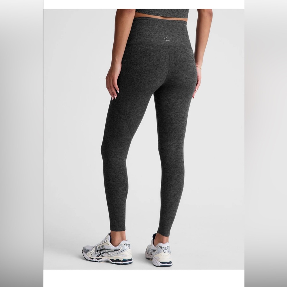 NWT Beyond Yoga Spacedye Equipped Pocket Midi Legging- MIDNIGHT GREEN - Picture 2 of 7